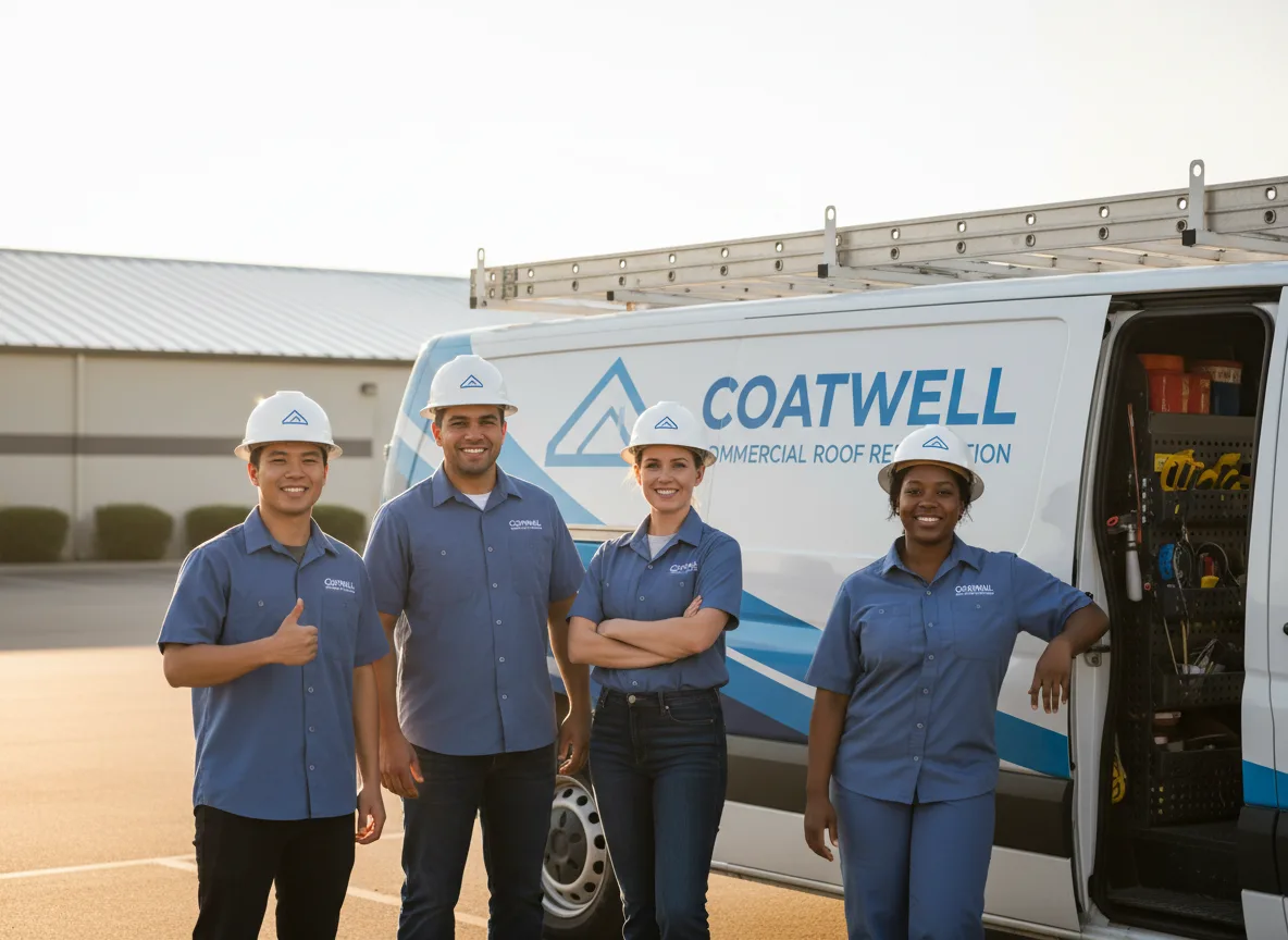 Commercial roof coating company in Simms, TX